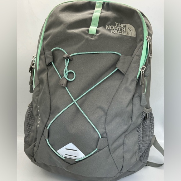 The North Face Other - The North Face Gray Backpack with Mint Green Accents
